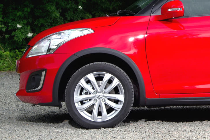 The Swift 4X4 a slightly increased body ride height of 25mm.